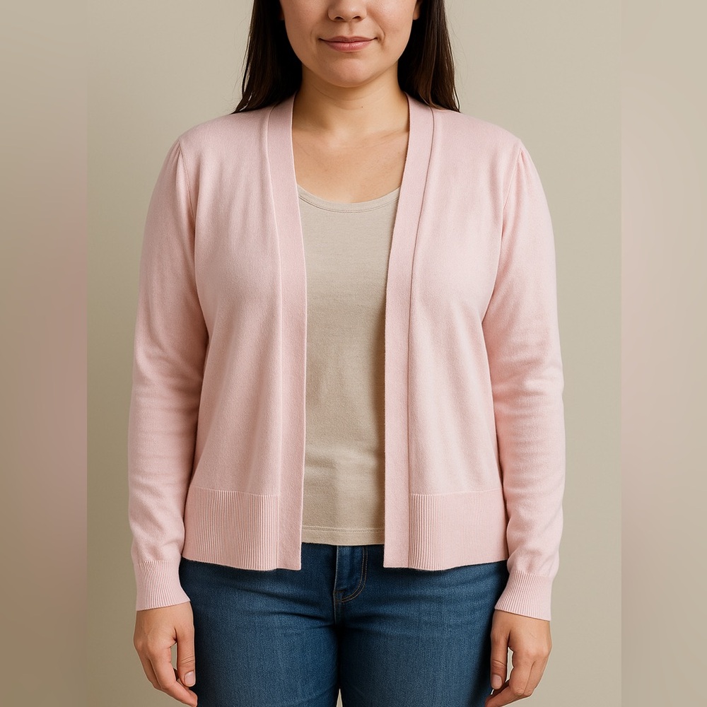 Kathy Ireland Baby Pink Soft Cardigan